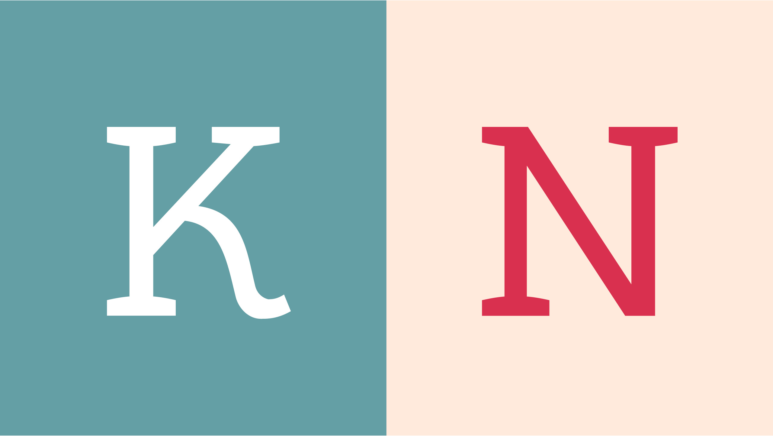 Avertale letters K and N